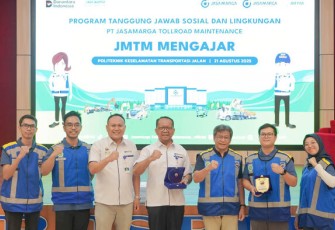 PT Jasamarga Tollroad Maintenance Gelar JMTM Mengajar di Politeknik Keselamatan Transportasi Jalan