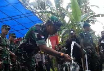 Pangdam XV/Pattimura saat Tinjau Lokasi TMMD ke-123 Kodim 1510/Sula
