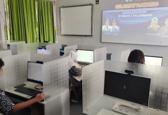 Gladi Tes Kemampuan Akademik di SMA Negeri 3 Palembang