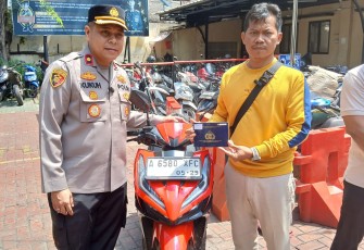 Satoni Ucapkan Terima Kasih Ke Polsek Tambora