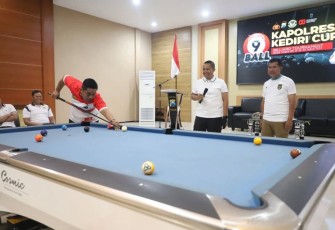 Polres Kediri Gelar Billiard Tournament Tahun 2025