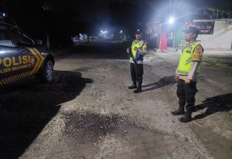 Polsek Belitang III saat Patroli KRYD