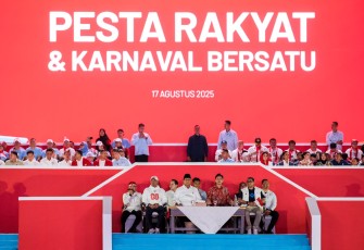 Presiden Prabowo Pimpin Karnaval Bersatu, 17 Agustus 2025