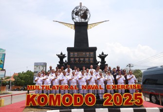 Komandan Puspenerbal Saksikan Kasal Resmikan Monumen MNEK 2025 di Bali