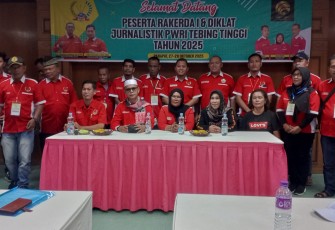 Rakerda I dan Diklat Jurnalistik PWRI Kota Tebing Tinggi