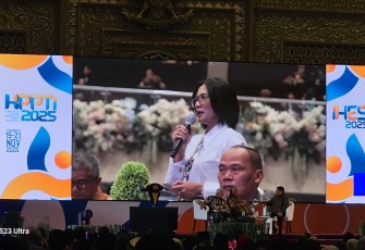 Rektor Intiyas menyampaikan apresiasi dan komitmen UKSW dalam Konferensi Puncak Pendidikan Tinggi Indonesia (KPPTI) 2025.