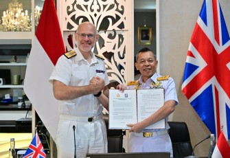 Pertemuan Navy to Navy Talks (NTNT) ke-4 di Wisma Elang Laut, Jakarta, Kamis (26/6).