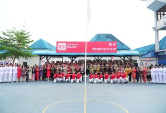 Rutan Kelas I Medan Gelar Upacara Bendera Peringatan HUT Ke-80 RI