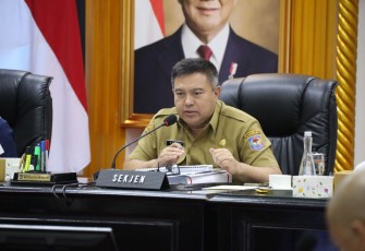 Sekretaris Jenderal (Sekjen) Kementerian Dalam Negeri (Kemendagri) Tomsi Tohir