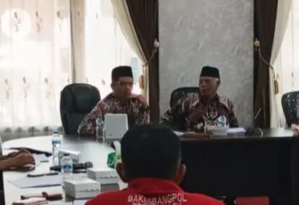 Suasana rapat Komisi I DPRD Trenggalek, bersama OPD mitra