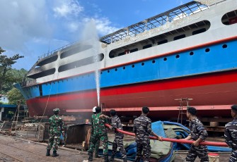 Pasca pemadaman kebakaran KM UKI RAYA 23 