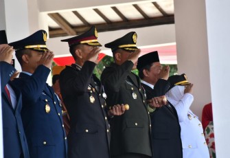 Upacara Pengibaran Bendera Detik-Detik Proklamasi Peringatan ke-80 Kemerdekaan RI