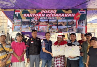 WEGE Bantu Korban Kebakaran di Kapuk Muara