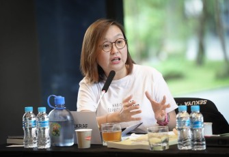 Wamen Ekraf Irene dalam talkshow