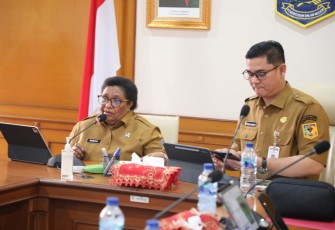 Rapat Percepatan Penyaluran Dana Otsus dan DTI Tahap I Tahun 2025 yang digelar secara hybrid dari Kantor Pusat Kementerian Dalam Negeri (Kemendagri), Jakarta, Senin (30/6/2025).