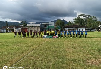 Babinsa Koramil 0801/07 Ngadirojo Saat Hadiri Pembukaan Turnamen Sepak Bola Persinga Cup 2