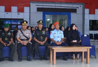 Kadispotdirga Lanud Sultan Hasanuddin Hadiri Upacara Hari Lahir Pancasila di Kabupaten Maros