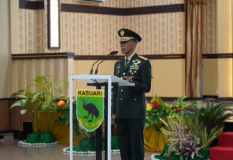 Pangdam XVIII/Kasuari Mayjen TNI Christian Kurnianto Tehuteru
