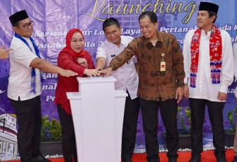 Kementerian Agraria dan Tata Ruang/Badan Pertanahan Nasional (ATR/BPN) secara resmi memperkenalkan dan menerapkan Standardisasi Alur Loket Layanan Pertanahan, di Kantor Pertanahan (Kantah) Kota Administrasi se-DKI Jakarta, Kamis (27/11/2025)