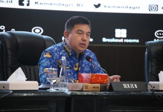 Sekretaris Jenderal (Sekjen) Kementerian Dalam Negeri (Kemendagri) Tomsi Tohir