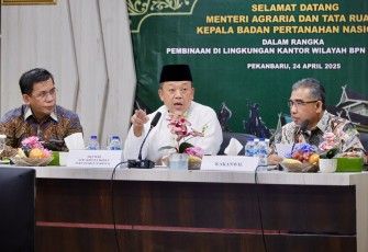 Menteri Agraria dan Tata Ruang/Kepala Badan Pertanahan Nasional (ATR/BPN), Nusron Wahid