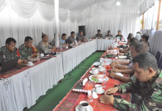 Danrem 023/KS dan Bupati Tapteng Gelar Rapat Penanganan Darurat PLTA Sipan Siaporas Pasca Banjir Bandang dan Tanah Longsor