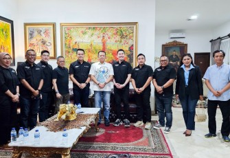 Ketua Umum Ikatan Motor Indonesia Bambang Soesatyo Terima Pengurus Indo Mini Club