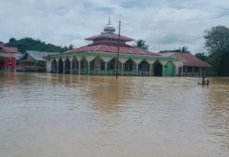 Kondisi pasca banjir di Kabupaten Halmahera Selatan