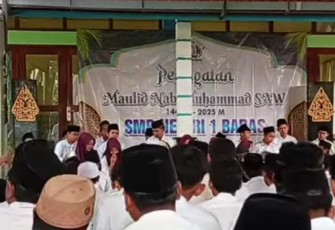 SMPN 1 Badas Kab Kediri Gelar Peringatan Maulid Nabi Muhammad SAW Tahun 2025