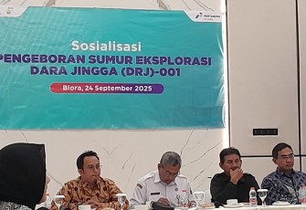Pertamina EP saat sosialisasi dengan Forkopimda Blora terkait pengeboran sumur eksplorasi Dara Jingga 001