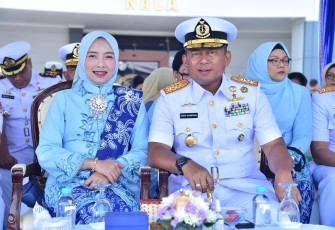 Pangkolinlamil Hadiri Upacara Peringatan Hari Armada RI 2025 di Surabaya 