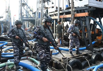 Unsur TNI AL Unjuk Kemampuan Dalam Latihan Integrasi TNI Tahun 2025 di Bangka Belitung 