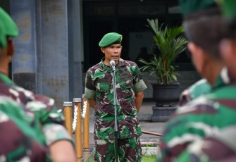 Kodim Ponorogo Gelar Apel Luar Biasa Pemberangkatan Cuti Lebaran Idul Fitri 1446 H