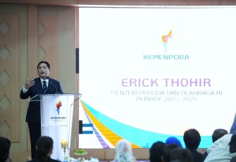Menteri Pemuda dan Olahraga (Menpora) Erick Thohir