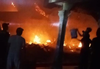 Tiga Rumah di Singkil Terbakar