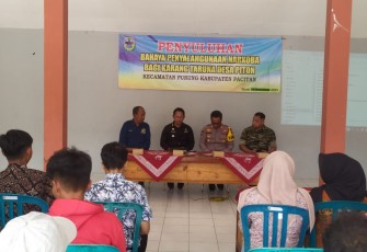 Babinsa Koramil 0801/10 Punung Dukung Penyuluhan Bahaya Narkoba Bagi Karang Taruna Desa