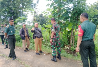Dandim Ponorogo Tinjau Rehabilitasi Jaringan Irigasi Tersier