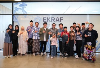 Menekraf Teuku Riefky dukung film Foufo kenalkan uniknya Madura yang memiliki potensi buka lapangan kerja kreatif, Jakarta, Kamis (8/5/2025)