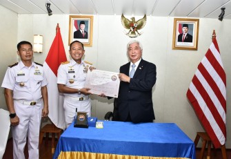 Panglima Kolinlamil saat Sambut Kedatangan Menhan Jepang