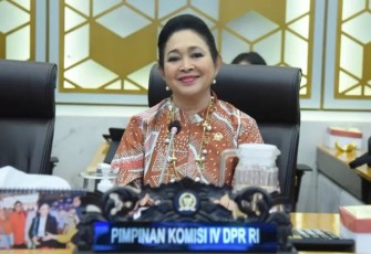 Ketua Komisi IV DPR RI Siti Hediati Hariyadi atau Titiek Soeharto