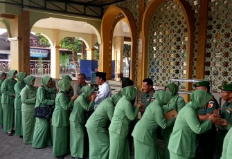 Dandim 0803/Madiun Hadiri Tasyakuran Kenaikan Pangkat dan Halal Bihalal di Denhub Rem 081/DSJ