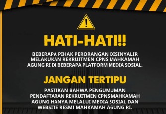 Hati-hati Penipuan CPNS Mahkamah Agung Via Medsos 