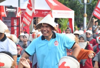 Dandim Ponorogo Hadiri Pagelaran Tari dan Senam Aku Cinta Indonesia