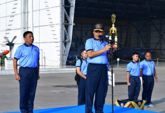 Komandan Puspenerbal Apresiasi Prajuritnya Raih Juara Umum Kejuaraan Pencak Silat East Java Tournamen 2025