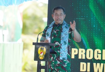 Kasad Jenderal TNI Maruli Simanjuntak, M.Sc., saat melakukan kunjungan kerja di Sorong, Papua Barat Daya, Selasa (9/12/2025).