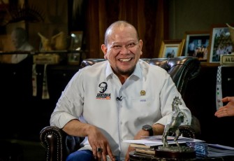 Anggota Dewan Perwakilan Daerah RI AA LaNyalla Mahmud Mattalitti