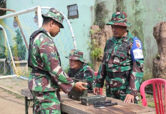 Anggota Kodim Tulungagung Ikuti Uji Terampil Perorangan