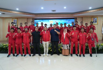 Menteri Pemuda dan Olahraga Republik Indonesia (Menpora RI) Dito Ariotedjo melepas tim nasional sepak bola amputasi ke Amputee Football Asian Championship 2025 yang akan digelar di Dhaka, Bangladesh