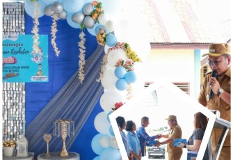 Wakil Walikota Bitung, Randito Maringka saat meninjau pelaksanaan kesehatan gratis di puskesmas Girian