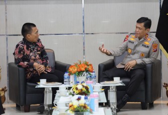 Kapolda Kalteng Terima Kunjungan Kakanwil Ditjenpas Kalteng  